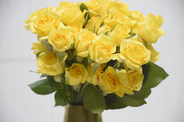 Yellow Spray Rose Arrangement